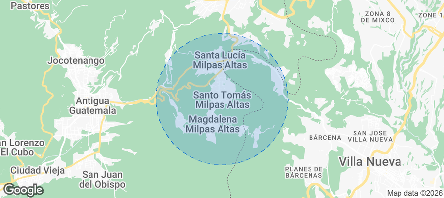 Santo Tomás Milpas Altas Airbnb map